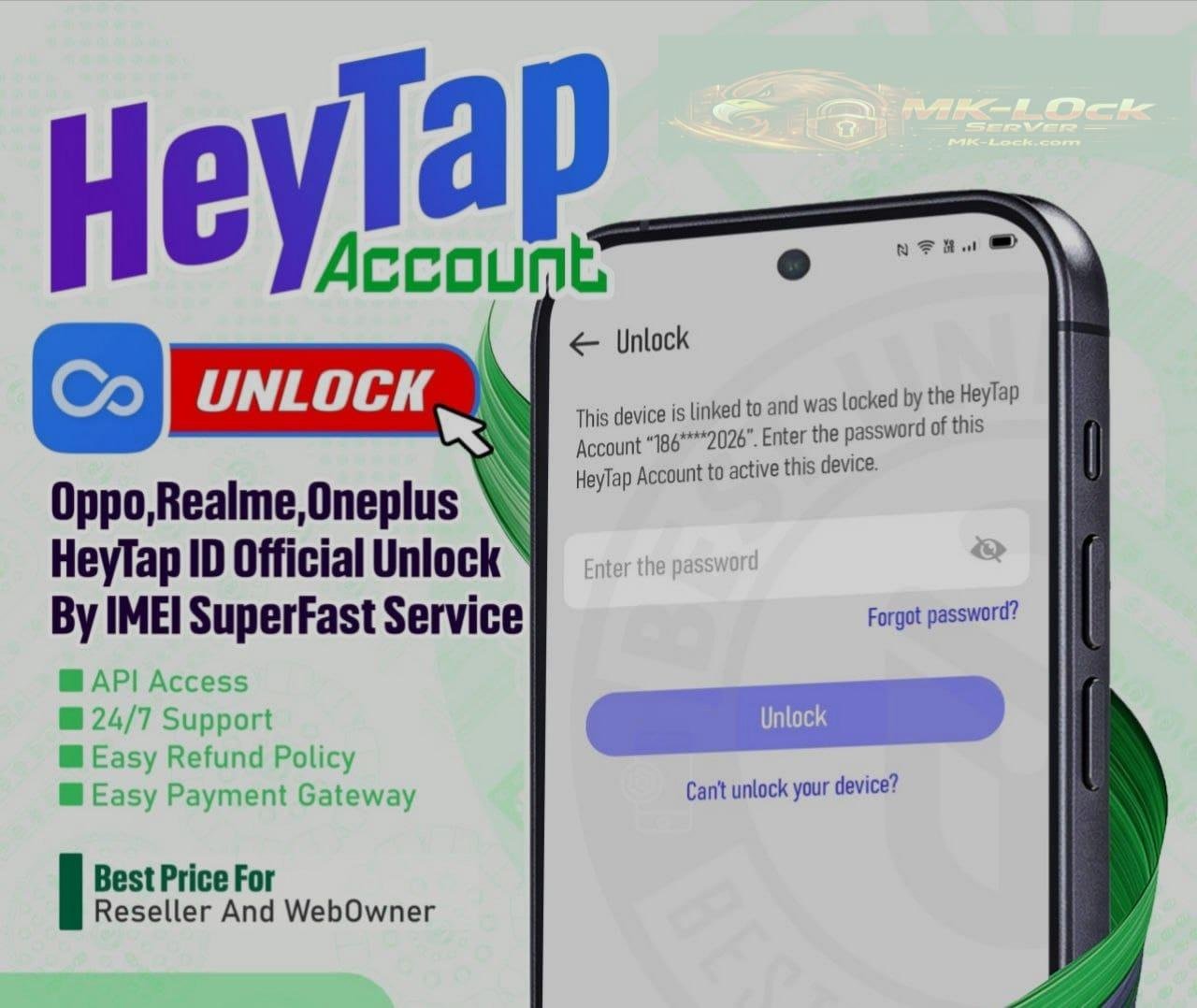 OnePlus ID HeyTap Lock Remove